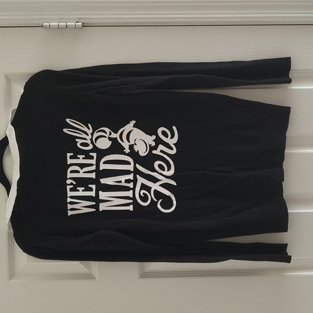We're all mad here Alice in Wonderland cardigan